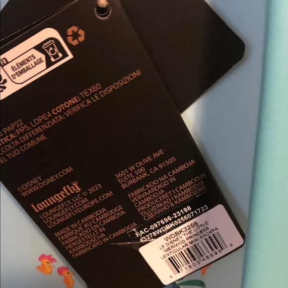 Loungefly Disney Little Mermaid Lenticular mini Backpack - Picture 12 of 15